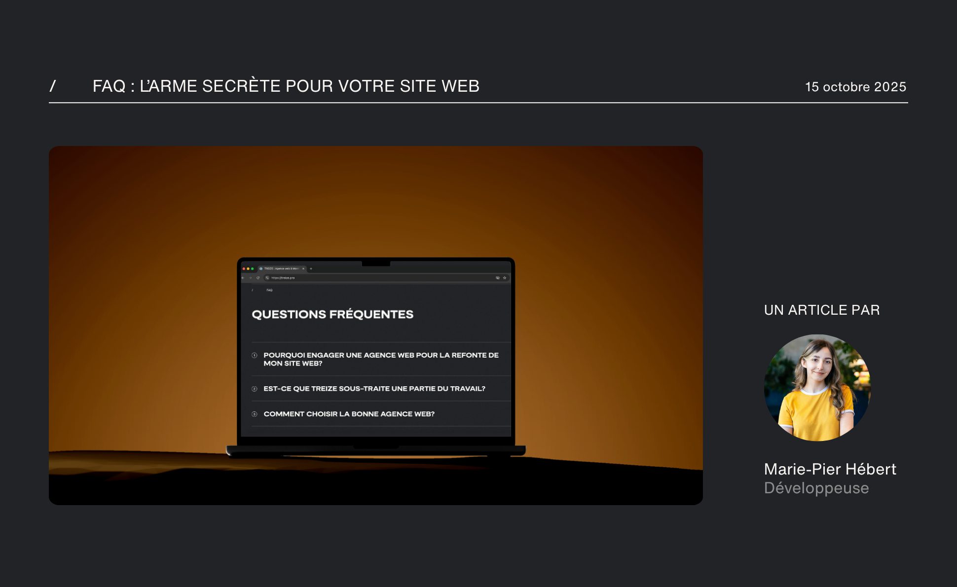 FAQ : l’arme secrète pour votre site web